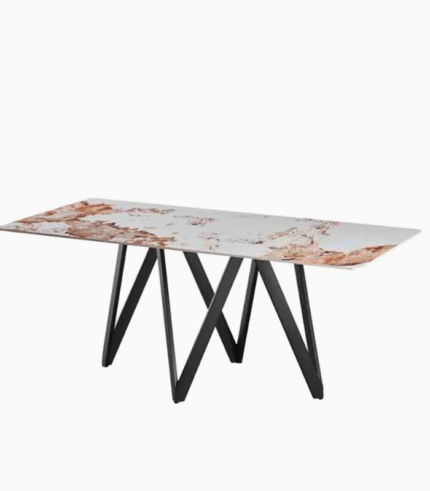 Tavolo da Pranzo Stella in Ceramica